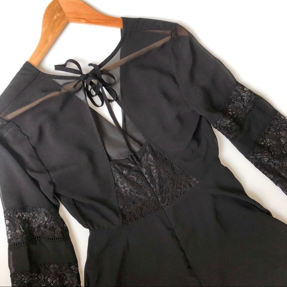 1 left! BUY 1, GET 1 FREE! Black lace dress - Picture 3 of 5